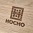 HOCHO Snijplank Fala – Essenhout Raw – 450x250x23 mm – Met Voetjes – Golvende Vorm