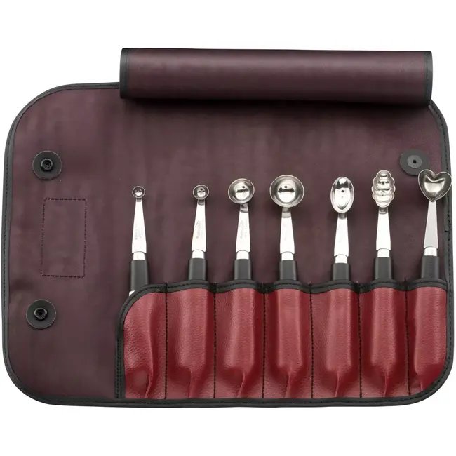 Déglon 7-delige culinaire gereedschapsset – veelzijdig en vaatwasserbestendig – zwart – 29x15 cm