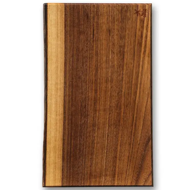 Robert Herder Windmühlenmesser Vrijvorm Snijplank – Walnotenhout – 27x20 cm – Uniek en Natuurlijk