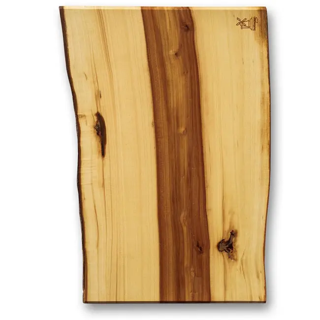 Robert Herder Windmühlenmesser Vrijvorm Snijplank – Appelhout – 27x20 cm – Uniek en Natuurlijk