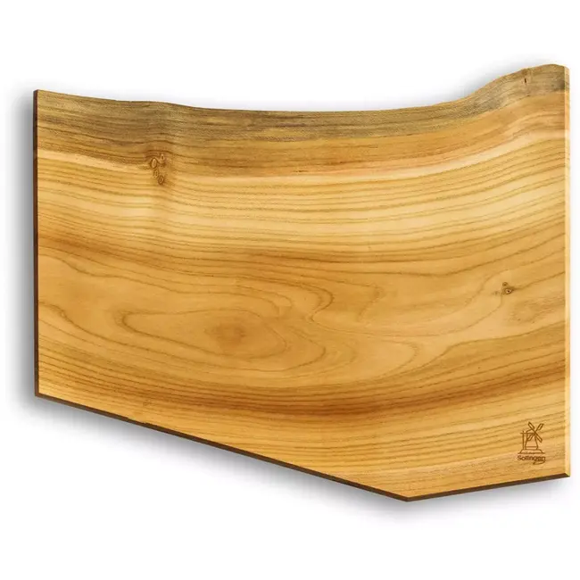 Robert Herder Windmühlenmesser Vrijvorm Snijplank – Abrikooshout – 27x20 cm – Uniek en Natuurlijk