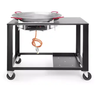 HENDI Fiesta XL - Gasbarbecue - Paella & Showcooking - Ø 800 mm - Mobiel & Veilig