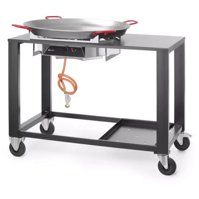 HENDI Fiesta XL - Gasbarbecue - Paella & Showcooking - Ø 800 mm - Mobiel & Veilig