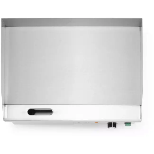 HENDI Elektrische bakplaat vlak - roestvast staal - met vetlade - 55x43x24 cm - zilver - horeca