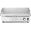 HENDI Bakplaat geribbeld, Budget Line, 220-240V/3000W, 550x430x(H)240mm Bakplaat geribbeld