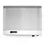 HENDI Bakplaat geribbeld, Budget Line, 220-240V/3000W, 550x430x(H)240mm Bakplaat geribbeld
