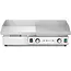 HENDI Bakplaat, half vlak, half geribbeld, Budget Line, 400V/4400W, 720x460x(H)241mm Bakplaat, half vlak, half geribbeld