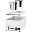 HENDI Set: Bain-marie  Ranger + 2x bak 4L met deksel, 8L, 220-240V/1000W, 604x332x(H)315mm Set: Bain-marie HENDI Ranger + 2x bak 4L met deksel