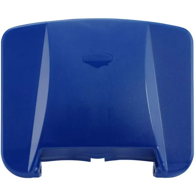 HENDI afvalbakdeksel - polypropyleen - afsluitend - 50,5 x 41,5 cm - blauw - voor afvalbak