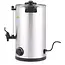 HENDI Warme dranken ketel enkelwandig - rvs - 10 liter - 34x31,5x43 cm - zilver - verwarmt en warmhoudt, instelbare temperatuur 30-100 graden - voor gluhwein en thee