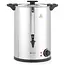 HENDI Warme drankenketel - rvs - enkelwandig - 20 liter - warmhouden en koken - 41,5x38,2x48 cm - zilver - voor gluhwein en thee