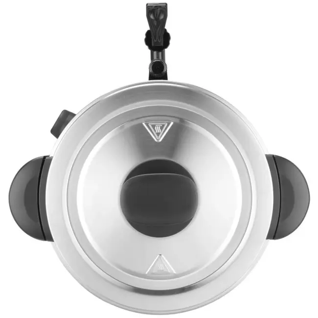 HENDI Warme drankenketel - rvs - enkelwandig - 20 liter - warmhouden en koken - 41,5x38,2x48 cm - zilver - voor gluhwein en thee