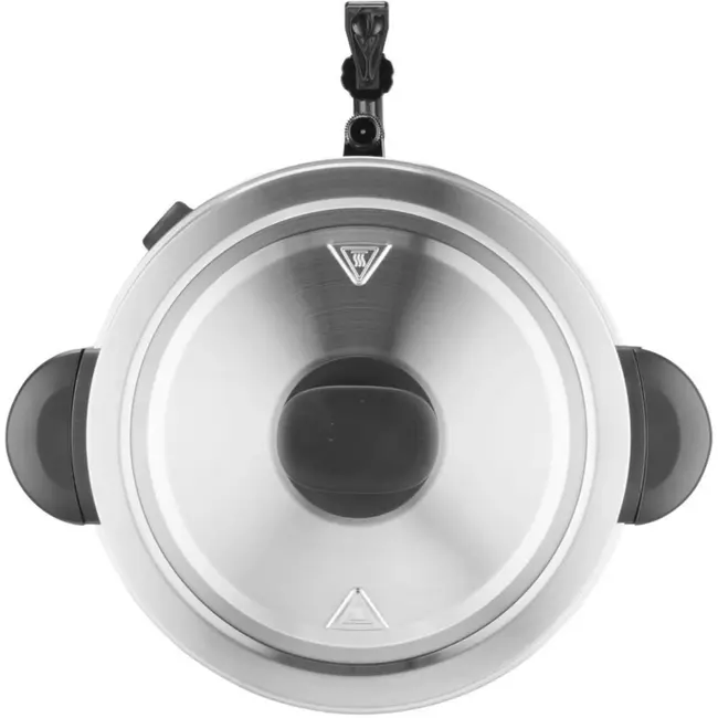 HENDI warme drankenketel - roestvast staal - enkelwandig, koken en warmhouden - 30 liter, 41,5x38,2x62 cm - zilvergrijs - voor thee, koffie en warme wijn