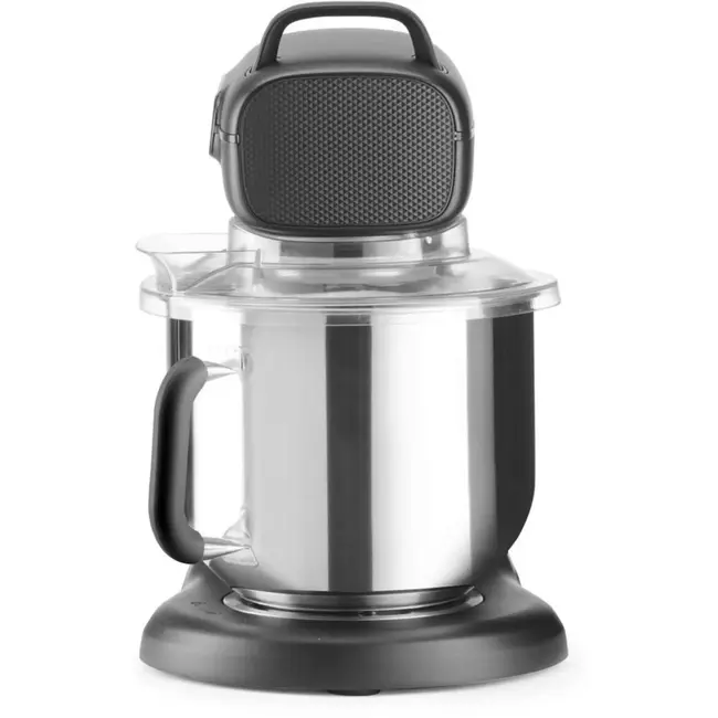 HENDI planeetmixer 7 liter - 470x263x413 mm - rvs kom - zwart - kneden en kloppen - professioneel