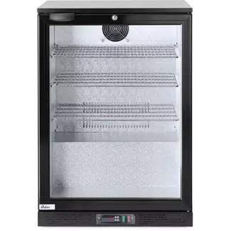 Arktic Backbar koelkast 105 l zwart met glazen deur en 3 schappen