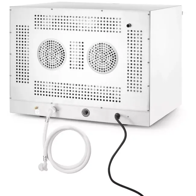 HENDI Convectieoven met directe bevochtiging - roestvast staal - 69,9x60,8x55 cm - zilverkleurig - voor GN 1/1 horeca