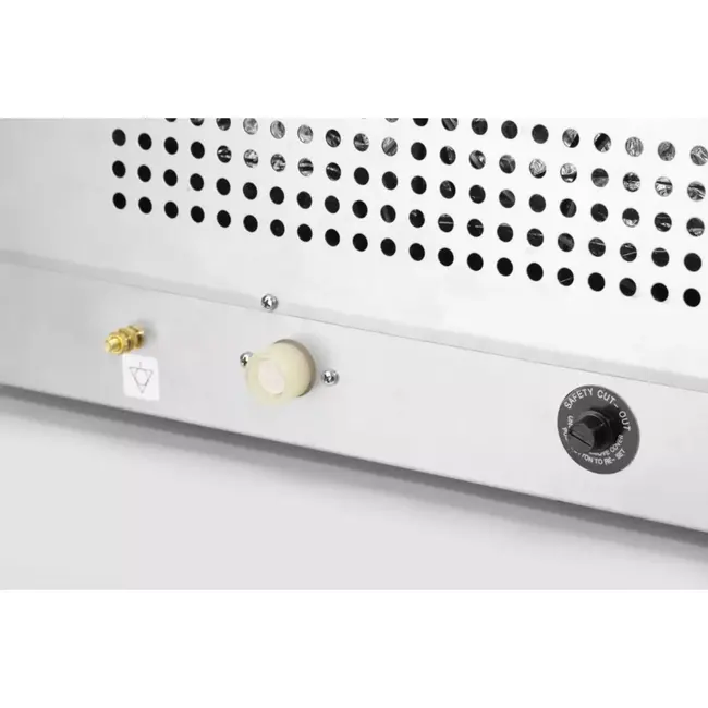 HENDI Convectieoven met directe bevochtiging - roestvast staal - 69,9x60,8x55 cm - zilverkleurig - voor GN 1/1 horeca