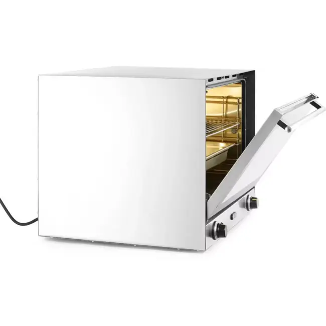 HENDI Convectieoven - rvs - stoominjectie en 4x GN 1/1 - 69,9x60,8x55 cm - zilver - horecakeuken