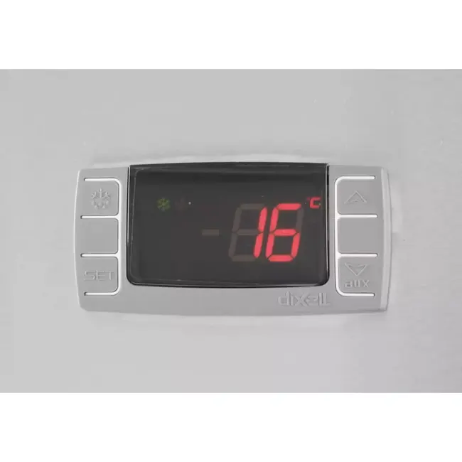 HENDI professionele horeca vrieskast - rvs - dubbeldeurs 900 liter - 120x74x195 cm - zilverkleurig - diepvriezen met geforceerde luchtkoeling - GN 1/1, grootkeuken