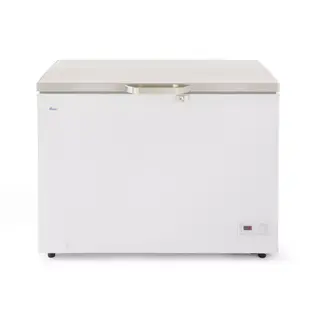 HENDI vrieskist - aluminium behuizing, stalen deur - 282 liter - 111,6 x 68,6 x 84 cm - wit - zelfsluitend deksel, geforceerde luchtkoeling - voor horeca