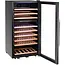 Arktic Wijnklimaatkast 2 temperatuurzones - staal met gehard glas - 569x595x1215 mm - zwart - 230 liter, 91 flessen - inbouw of vrijstaand