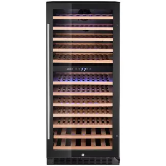 Arktic Wijnkoeler, 2 zones, 124 flessen, 265L, Zwart, 569x595x(H)1397mm Wijnkoeler, 2 zones, 124 flessen