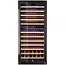 Arktic Wijnklimaatkast - staal en glas - 2 temperatuurzones, 124 flessen, 265 liter - 569x595x(H)1397 mm - zwart - voor horeca en thuis