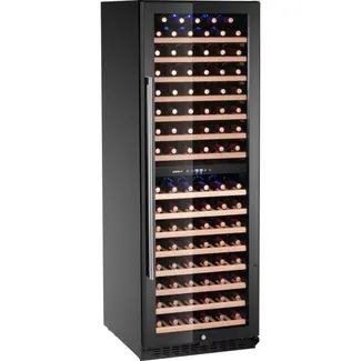 Arktic Wijnkoeler, 2 zones, 131 flessen, 418L, Zwart, 697x595x(H)1756mm Wijnkoeler, 2 zones, 131 flessen