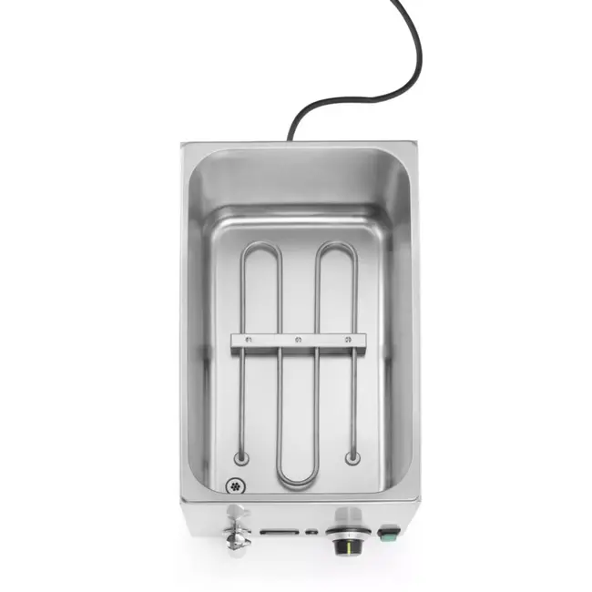 HENDI elektrische pastakoker - roestvast staal 18/8 - 25 liter, 5 manden - 601x326x(H)279 mm - zilverkleurig - horeca