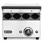 HENDI Contactgrill voor hotdogs en wraps, 220-240V/1800W, 385x285x(H)254mm Contactgrill voor hotdogs en wraps