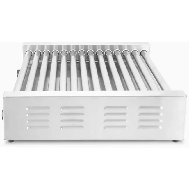 HENDI Worstrolgrill - roestvast staal - 2 verwarmingszones - 73,2x59x16,8 cm - zilver - horeca