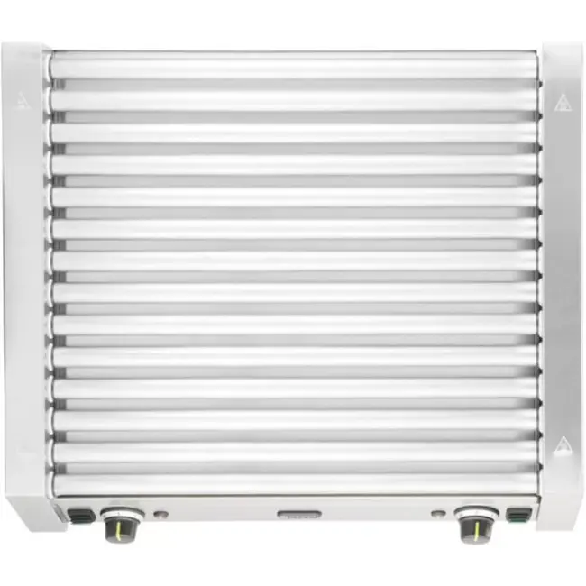 HENDI Worstrolgrill - roestvast staal - 2 verwarmingszones - 73,2x59x16,8 cm - zilver - horeca