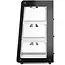 HENDI Opzet warmhoudvitrine, Zwart, 220-240V/500W, 472x447x(H)775mm Opzet warmhoudvitrine