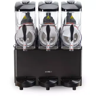 Arktic Slushmachine 3x12 L, 36L, Zwart, 220-240V/1080W, 610x490x(H)775mm Slushmachine 3x12 L