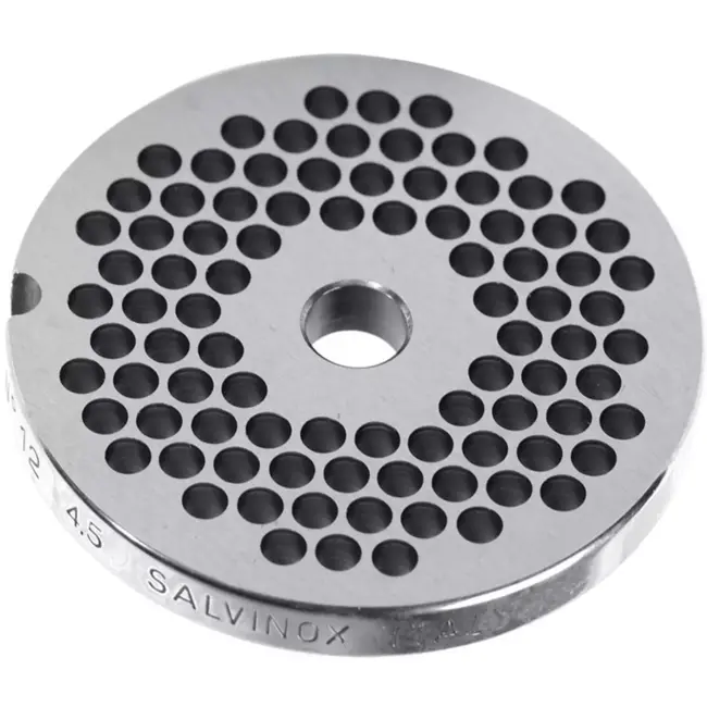 HENDI Vleesmolen maalschijf - rvs - 82 mm - gatdiameter 4,5 mm - zilverkleurig - fijn malen