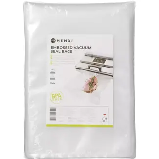HENDI Vacuumverpakkingszakken - PA/PE - met relief - 25x35 cm - 100 stuks - voor vacuummachines