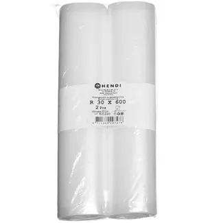 HENDI Vacuumzakken op rol-PA/PE-relief-600x30 cm-2 rollen-voor vacuummachine-voedselopslag