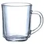 HENDI Glazen mokkenset - 6 stuks - 0,24 l, ⌀73 x (h) 88 mm - enkelwandig, vaatwasmachinebestendig - transparant