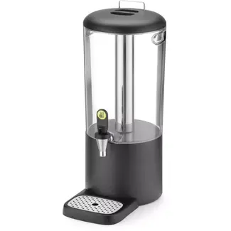 HENDI Sapdispenser 8 liter - ABS en rvs - koelbuis - 31,8x21,6x53,2 cm - zwart - buffet