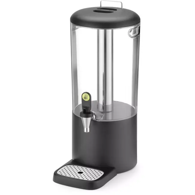 HENDI Sapdispenser 8 liter - ABS en rvs - koelbuis - 31,8x21,6x53,2 cm - zwart - buffet