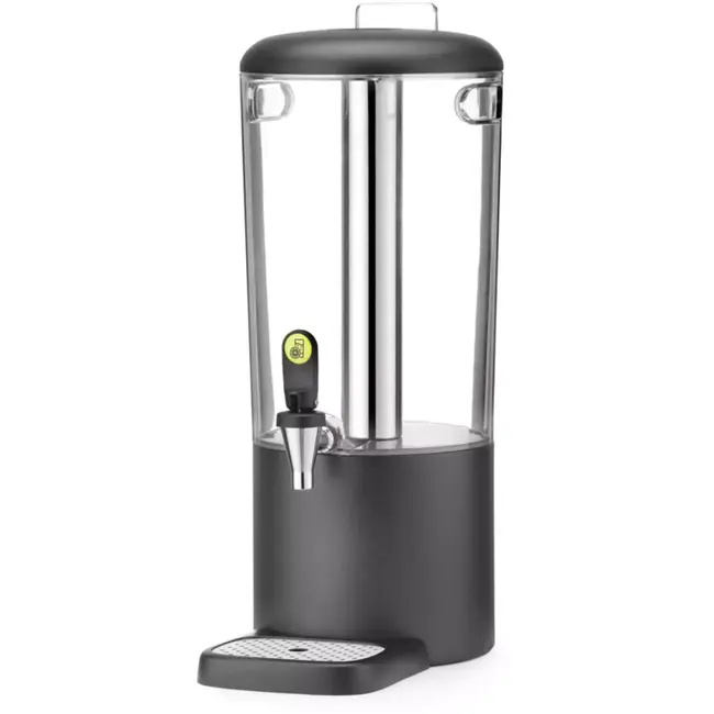 HENDI Sapdispenser 8 liter - ABS en rvs - koelbuis - 31,8x21,6x53,2 cm - zwart - buffet