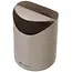 HENDI Tafelformaat prullenbak met schommeldeksel, 1,2L, Beige, ⌀120x(H)165mm Tafelformaat prullenbak met schommeldeksel