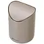 HENDI Prullenbak tafelmodel - gepoedercoat staal - schommeldeksel - 12x16,5 cm - beige 1,2 l