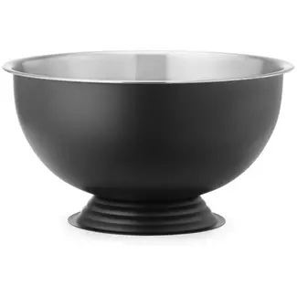 BarUp Champagnekoeler roestvast staal 13 liter, 393x214 mm, zwart, flessenkoeling horeca