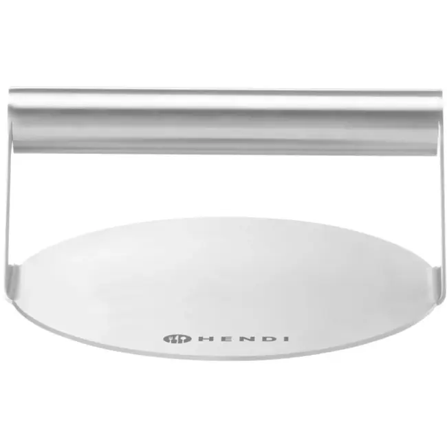 HENDI Hamburgerpers - rvs 18/8 - voor het persen van hamburgers, vaatwasmachinebestendig - diameter 16 cm x hoogte 7,8 cm - zilver - voor professionele keuken