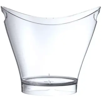 BarUp Wijn- en champagnekoeler 6 liter - SAN kunststof - 30x24x(H)26 cm - transparant - horeca