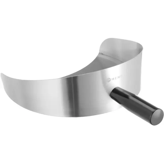 HENDI Kebabschep - rvs 18/0 - hittebestendig handvat - 23x17,5x8 cm - zilver - voor kebabvlees