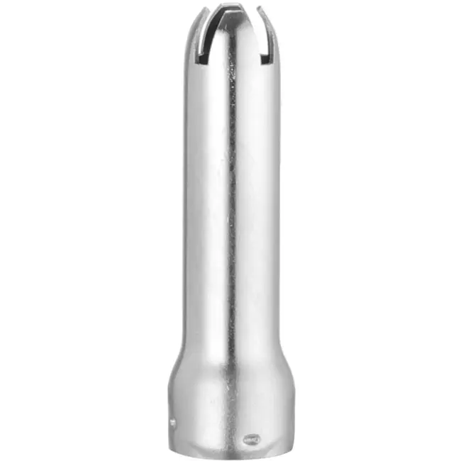 HENDI slagroomsifon thermisch geisoleerd - rvs dubbelwandig - 0,5 liter - 95 mm dia x 275 mm hoog - zilver - met 3 spuitmondjes - voor warme en koude sauzen