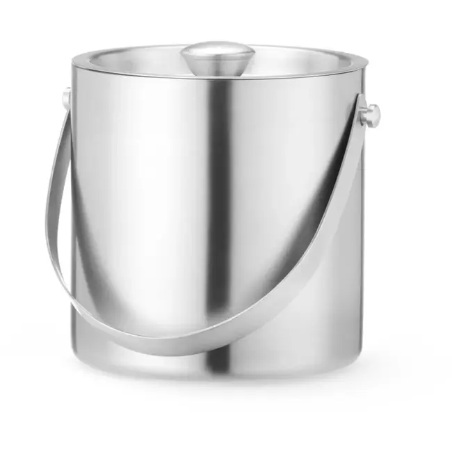 BarUp IJsemmer - roestvast staal - dubbelwandig met deksel - 2 liter - diameter 15,3 x 16,5 cm