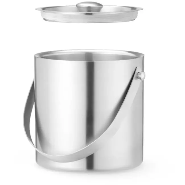 BarUp IJsemmer - roestvast staal - dubbelwandig met deksel - 2 liter - diameter 15,3 x 16,5 cm